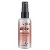 Joico frizz-fighting spray bottle with black pump and clear pink body