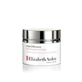 Moisturizing eye cream jar with silver lid and white label, Elizabeth Arden Visible Difference
