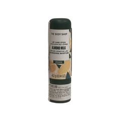 The Body Shop Almond Milk lip care stick, moisturizing vegan formula