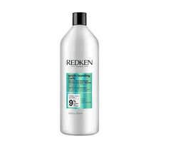 Redken acidic bonding curls shampoo, 1000 ml, silver bottle with black cap