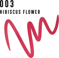 Hibiscus Flower shade label '003' for lip crayon