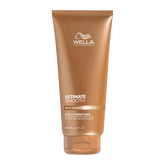 Wella Professionals Ultimate Smooth conditioner tube, tan 200 ml squeeze bottle.