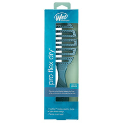 Wet Brush Pro Flex Dry teal hair brush in blister box packaging