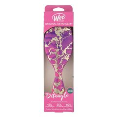 Wet Brush Original Detangler hair brush in box, purple with gold speckle artwork