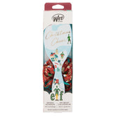 Christmas elf detangler kit packaging with Wet logo and red scrunchie