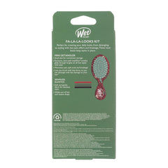Wet Brush mini detangler kit package insert card with brush illustration