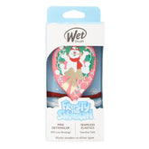 Wet Brush mini detangler hair brush in Frosty the Snowman blister pack