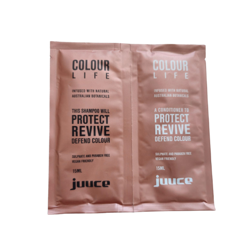 Shampoo and conditioner sachet, 15ml, Colour Life Protect Revive Defend