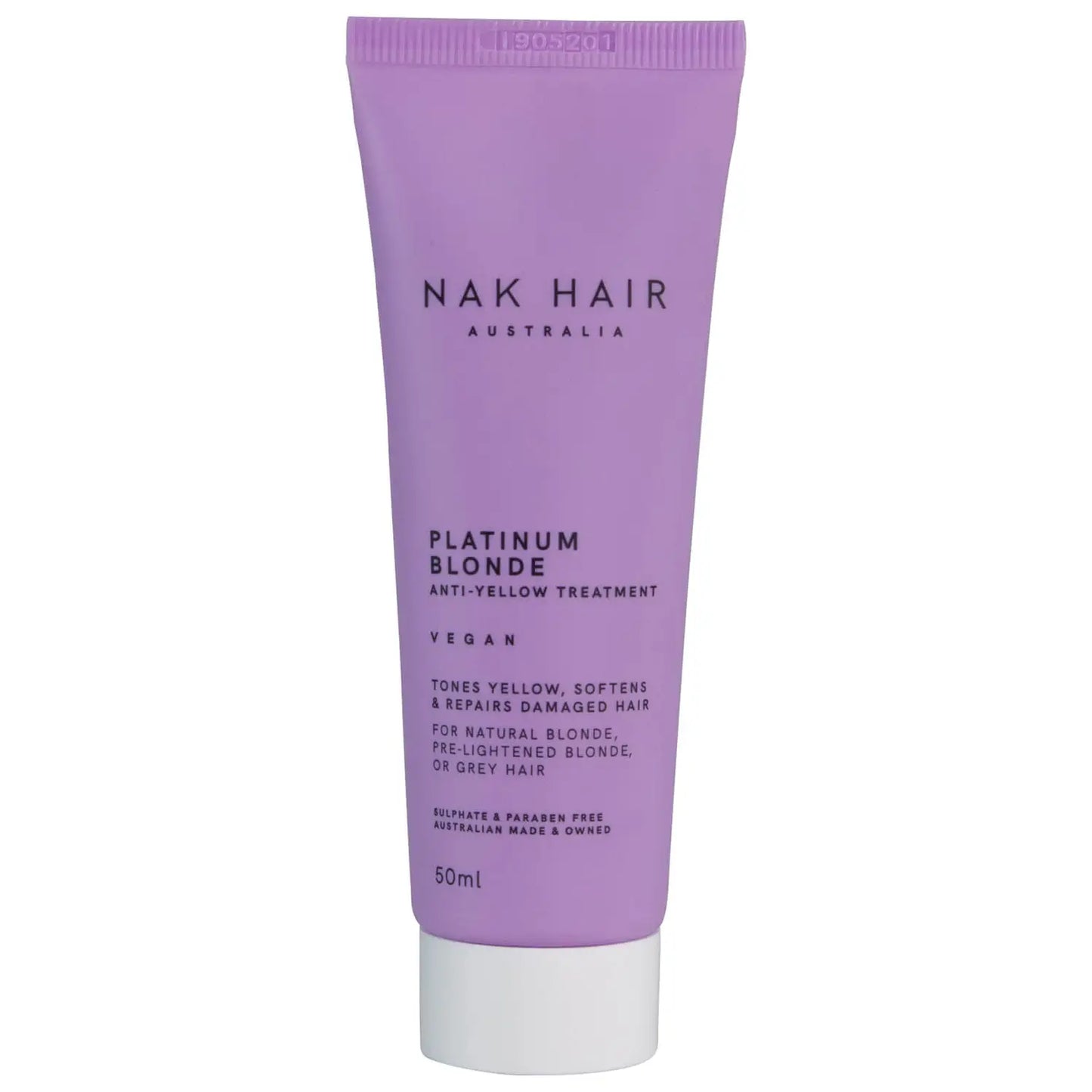 NAK Hair Platinum Blonde Anti-Yellow Treatment TRAVEL 50ml - Kess Hair and Beauty
