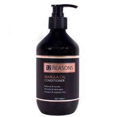 12 Reasons Marula Oil conditioner bottle with pump, 400 ml