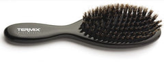 Termix hair extensions brush with black ergonomic handle and dense nylon bristles