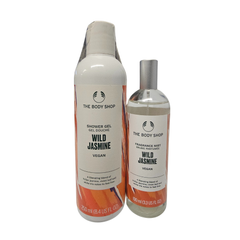 Wild Jasmine shower gel and fragrance mist duo pack, 2 bottles