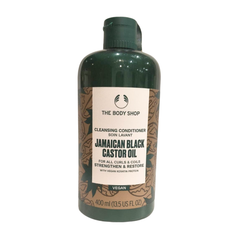 The Body Shop cleansing conditioner bottle with Jamaican Black Castor Oil, 400 ml