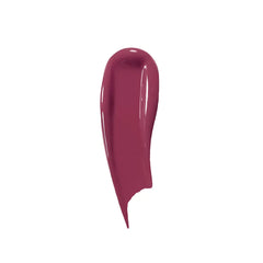 Glossy dark berry lip swatch