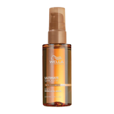 Wella Professionals Ultimate Smooth miracle oil serum bottle, amber pump dispenser