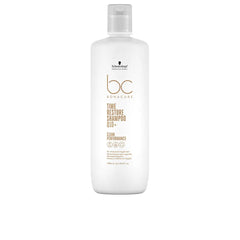 Schwarzkopf Professional BC Time Restore Shampoo bottle, 1000 ml, white plastic.