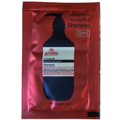 Angel Grapefruit Straighten Shampoo 8 ml sachet packet, front view