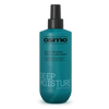 Osmo Deep Moisture repair bottle, teal liquid with black pump top, 250ml