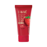 Lakme Blush & Glow strawberry face wash tube with vitamin C serum, 100 g