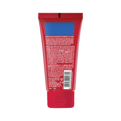 Lakme Blush & Glow strawberry face wash tube back with barcode and ingredients