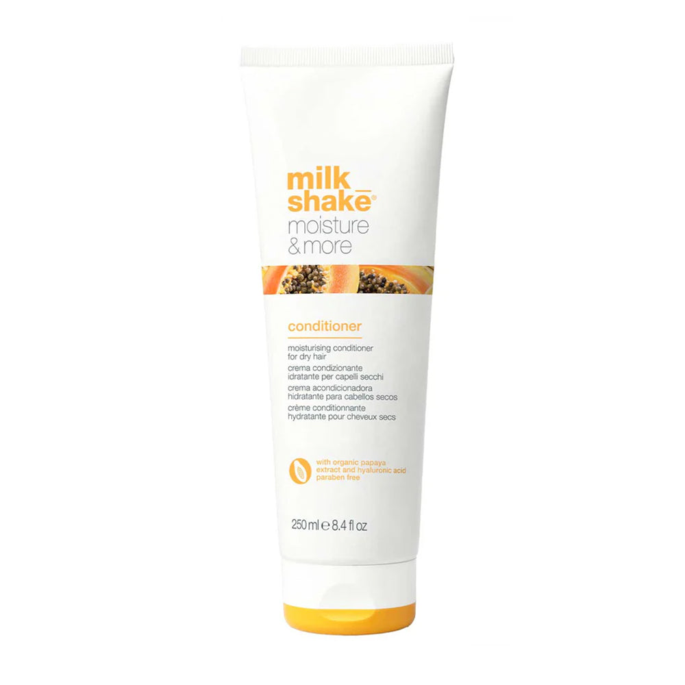 Milk_shake moisture & more conditioner tube, front label and 250 ml size