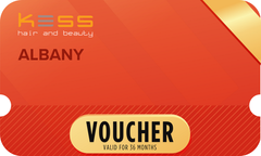 Kess hair and beauty voucher card for ALBANY, VOUCHER, valid 36 months