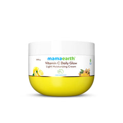 Mamaearth Vitamin C Daily Glow light moisturizing cream jar, 200 g