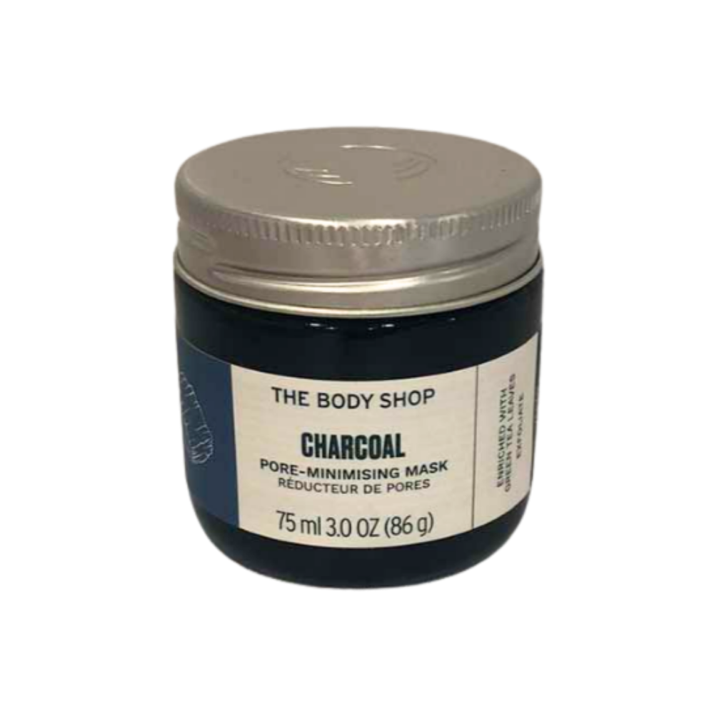 The Body Shop charcoal pore-minimising facial mask in jar, 75 ml