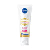 NIVEA Luminous Even Glow oil control day cream SPF 50 tube, white with blue logo