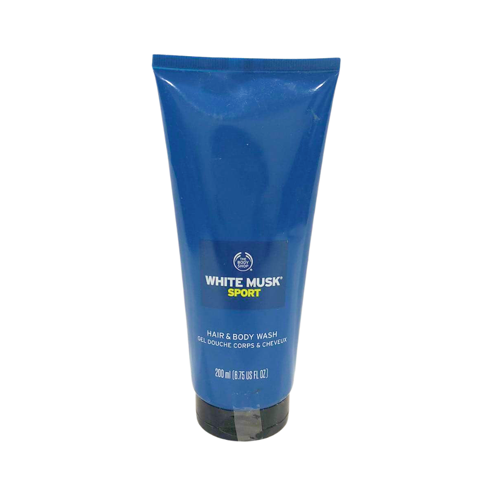 The Body Shop White Musk Sport hair & body wash tube, 200 ml