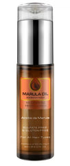 Marula oil 60 ml bottle with silver cap and amber liquid