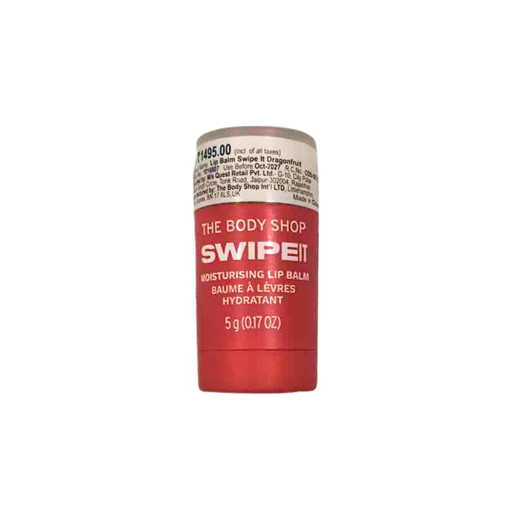 The Body Shop Swipe IT moisturising lip balm tube, 5g, red