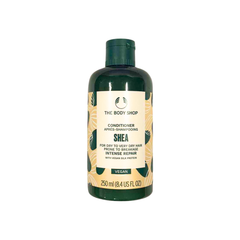 The Body Shop Shea Intense Repair Conditioner bottle, 250 ml, green with pump cap