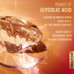 Lakme Glycolic Illuminate day creme jar with gold lid, glossy golden liquid