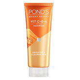 Orange Vit C+E+A gel face wash tube with white cap and pump opening