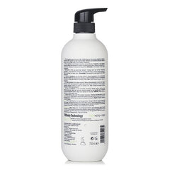 KMS Conscious Style shampoo bottle, 750 ml, white back with barcode and pump