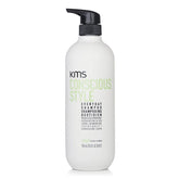 KMS Conscious Style everyday shampoo bottle, 750 ml, white with black pump