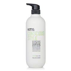 KMS Conscious Style everyday shampoo bottle with black pump