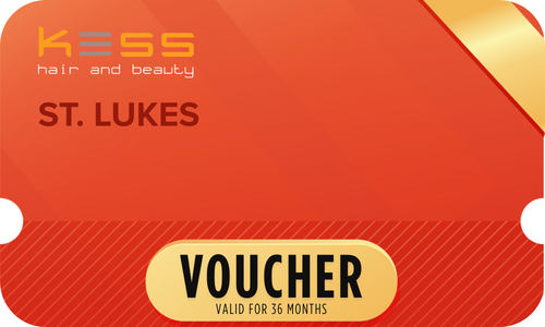 ST. LUKES hair and beauty voucher, valid for 36 months