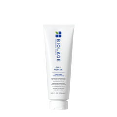 Biolage Full Rescue conditioner tube, white with blue label text