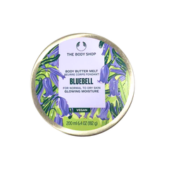 Body butter melt jar with Bluebell label, vegan 200 ml