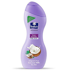 Parachute Advansed Deep Nourish body lotion bottle, purple
