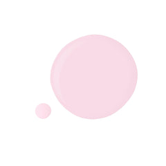 Peppy pink matte nail lacquer swatch, round color fill