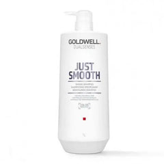 Just Smooth taming shampoo bottle, 1L, white with pump