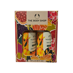 Body care duo pack gift set with two hibiscus bottles, 100 ml each
