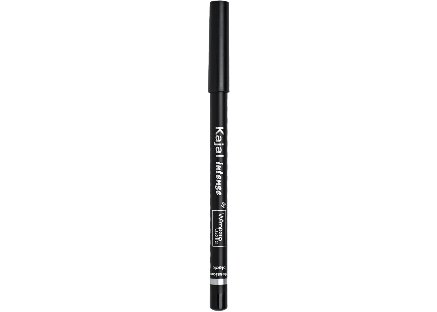 Deep black kajal eyeliner pencil in black tube, 1.2 g