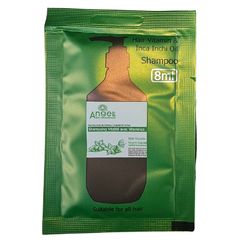 Hair Vitamin & Inca Inchi Oil Shampoo 8ml sachet, green foil pack, front