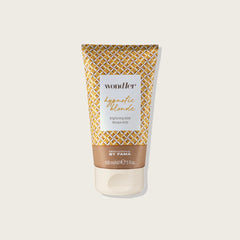 Hypnotic Blonde brightening mask tube, gold lattice design, 150 ml