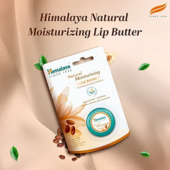 Natural moisturizing lip butter pack with teal jar shown, 10 g