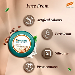Himalaya Natural Moisturizing Lip Butter jar with seal icons